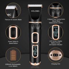 HOLDOG titanium-ceramic blade close-up demonstrating smooth cutting and durability