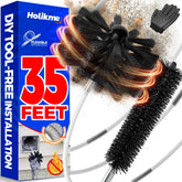 Holikme front packaging showing full dryer vent cleaning kit and included tools for convenience