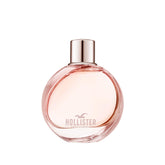 Hollister Wave front bottle showing label and size, conveys fresh coastal scent