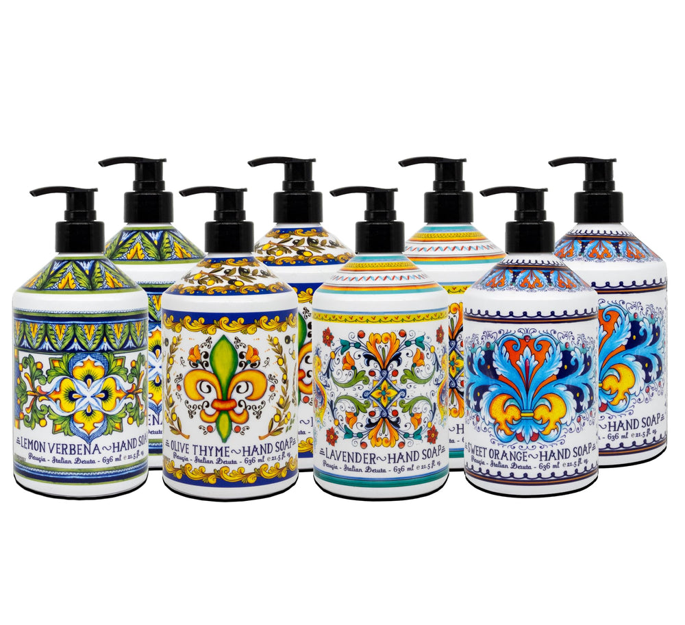 Home & Body Company front-packaging showing four Perugia bottles and elegant design