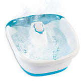 HoMedics front view of Bubble Mate foot spa showing controls and basin for at-home relief