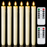 Homemory front packaging showing six ivory tapers, presents ready-to-use convenience