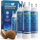 Homenjoy front view of replacement filter showing label and shape for easy identification and fit
