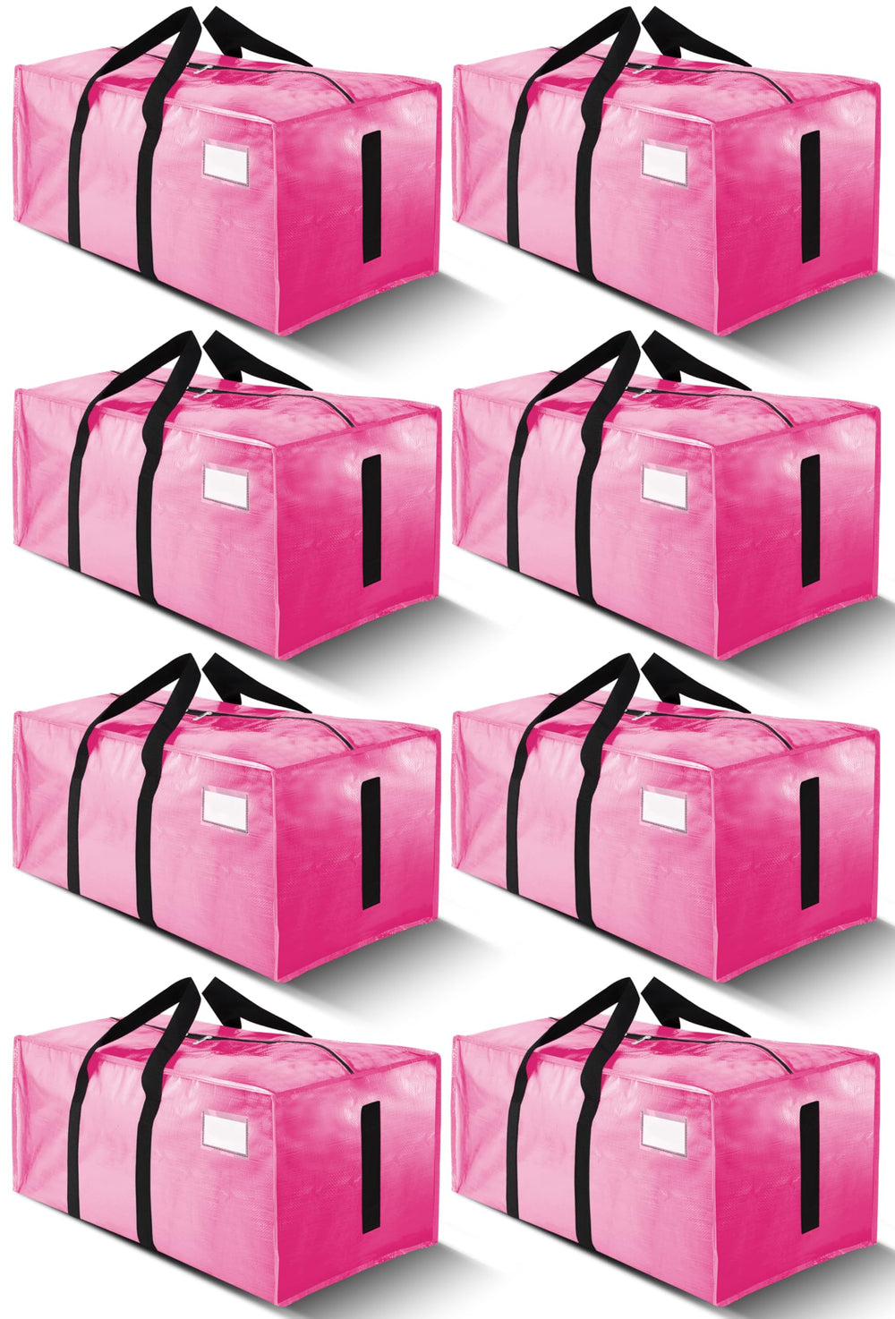 HOMESURE front view of pink 24-gallon tote showing capacity and color benefit
