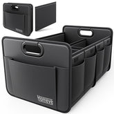 Homeve front view showing large organizer and benefits of capacity
