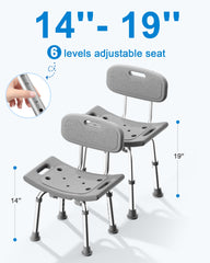 HOMLAND leg adjustment closeup demonstrating 1-inch increments for personalized height benefit
