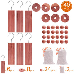 Homode cedar balls close-up highlighting texture and long-lasting natural scent