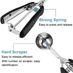 HOMURE H close-up of rubberized handle showing non-slip grip and ergonomic comfort