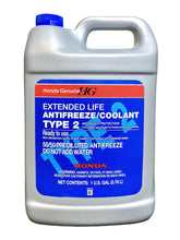 Honda Type 2 1-gallon bottle front label showing product and OEM match benefits