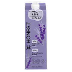 The Honest Company front carton showing Lavender Calm packaging and benefits