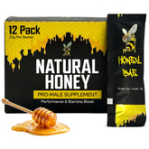 Honey Bae front packaging showing 12 sachets and brand clarity for convenience