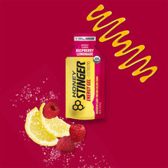 Honey Stinger packets in hands demonstrating portable size and race-ready convenience