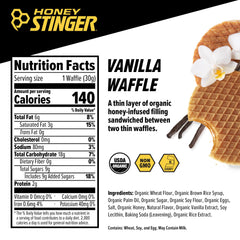 Honey Stinger close-up of vanilla honey filling highlighting taste