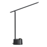 Honeywell HWT-H01 front view showing sleek black lamp and base, ideal for tidy desks