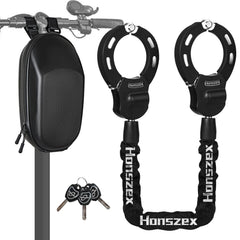 Honszex front view of lock showing compact heavy-duty design and clear strength