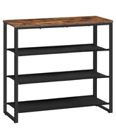 HOOBRO shoe rack front view showing neat shoe organization and space saving