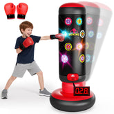 HopeRock punching bag front view showing durable PVC and lively design for energetic play