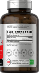 Horbäach bottle cap and label close-up highlighting dosage information and brand quality
