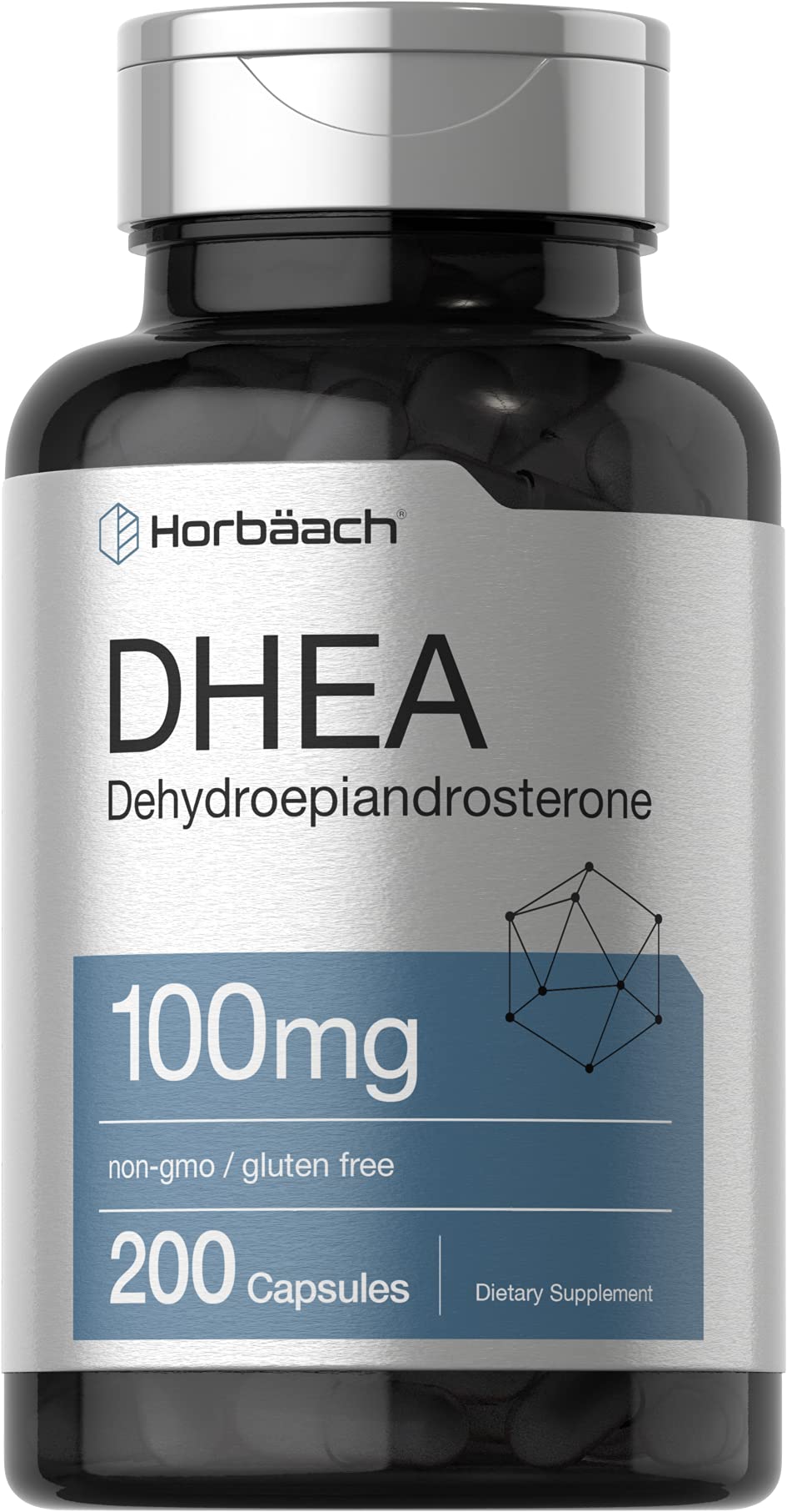 Horbäach front packaging showing bottle and label, clear product identification benefit