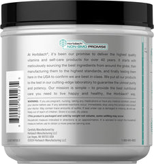 Horbäach scoop measuring a serving for precise protein intake