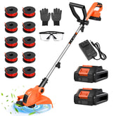 HortiHub front view showing compact cordless trimmer for easy storage and handling