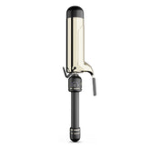 HOT TOOLS front view of extended barrel curling iron shows length and ergonomic design for easier styling