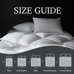 Hotel Grand close-up of 100% cotton down-proof fabric highlighting breathable, quiet texture