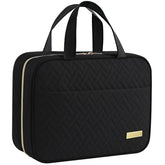HOTOR front view closed toiletry bag showing compact travel-ready design and portability
