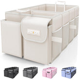 HOTOR front view open showing two compartments and organization benefit