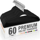 HOUSE DAY front pack of 60 hangers showing organized value and tidy storage