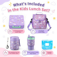 Howeemo open three-compartment lunch box showing sealed sections and mess-free benefit
