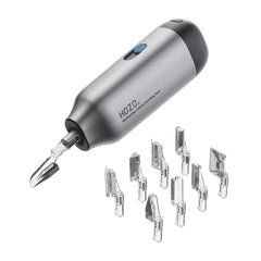HOZO NeoSander front view showing compact aluminium body and controls, for precision