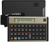 HP 12C front view showing buttons and layout for reliable finance calculations