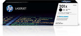 HP 201X front packaging showing model CF400X with clear branding benefit reliability