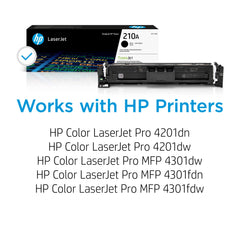 HP 210A close-up of tamper-resistant chip highlighting security verification