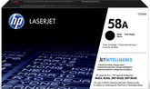 HP 58A front packaging showing cartridge and model for quick identification and reliable supply