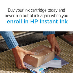 HP 64 installed in printer demonstrating easy swap and instant readiness