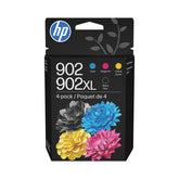 HP 902XL black cartridge front packaging showing model and yield benefit