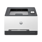 HP Color LaserJet Pro 3201dw front view showing compact office footprint and fast printing