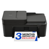 HP DeskJet 4355 front view showing compact footprint and color output benefits