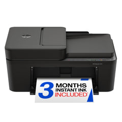 HP DeskJet 4355 front view showing compact footprint and color output benefits