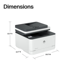 HP LaserJet Pro 3101sdw 250-sheet tray open for longer uninterrupted printing