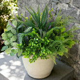 Hrobek front packaging showing mixed faux plant bundles with clear variety benefit
