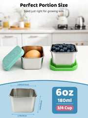 HTEVW open stainless steel container filled with berries showing freshness retention
