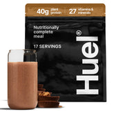 Huel Black Edition front packaging showing flavor and benefits