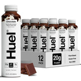 Huel bottle front view showing branding and ready-to-drink convenience