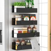 HuggieGems front view showing four racks organized and saving counter space