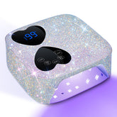 HUITINE front view with rhinestone finish, decorative and professional