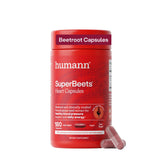 HumanN SuperBeets front bottle showing label and 180-count quantity for convenience