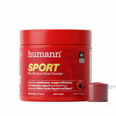 HumanN tub front view showing Wild Cherry flavor and benefits